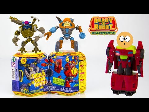 Видео: Мультик - Распаковка Ready 2 Robot - Роботы Трансформеры.