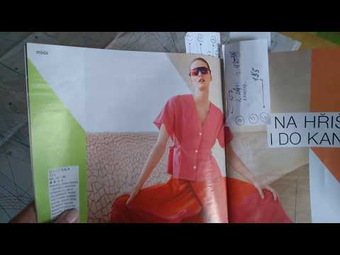 Видео: Снять выкройку из Бурды. Шейте со мной.