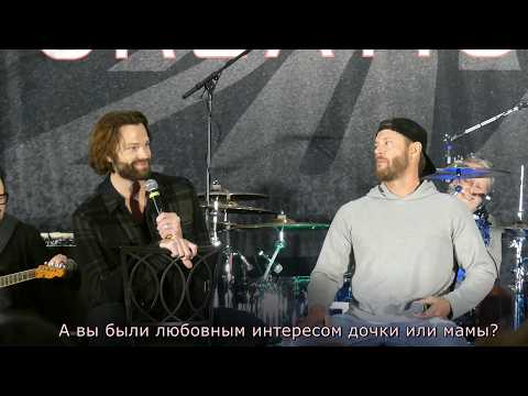 Видео: Неловкие встречи с фанатами - Джаред и Дженсен, коны Сверхъестественного