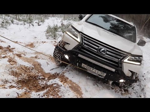 Видео: Lexus LX 570 ЗАВЕЛИ! БЕЗ ОБКАТКИ СРАЗУ НА OFFROAD!