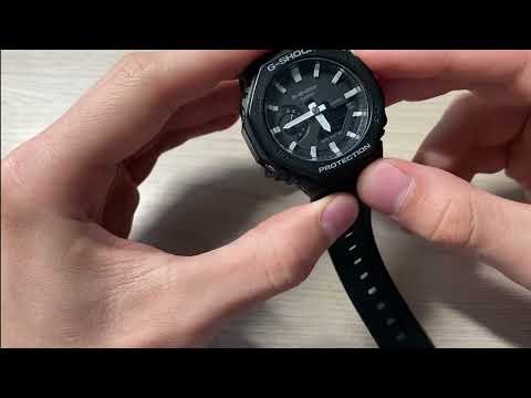 Видео: Часы casio G SHOCK 2100 после 1 года использования.