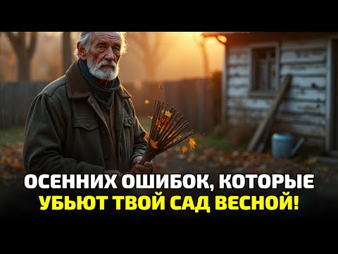 Видео: 15 ошибок в саду осенью, из-за которых весной вы потеряете весь урожай!