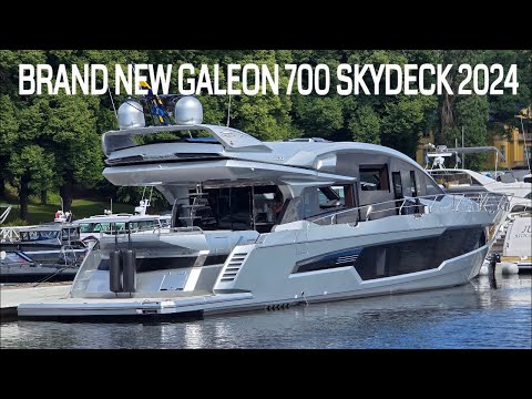 Видео: Совершенно новый Galeon 700 Skydeck 2024