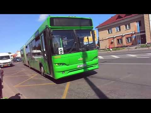 Видео: Автобус №9 (Полоцк). Автовокзал - Ксты