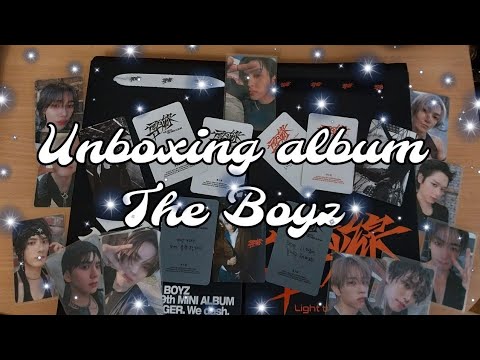 Видео: 🖤 Распаковка альбома The Boyz "TRIGGER" || unboxing ep.13 🖤