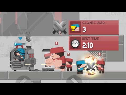 Видео: Я потратил 25 попыток, чтобы пройти 16 уровень за 3 клона в игре Clone Armies