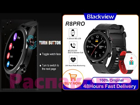 Видео: Blackview R8 Pro - смарт часы на максималках... осталось добавить симку - и будет полный фарш! 3т.р.