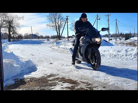 Видео: Большое ТО Kawasaki Ninja.Замена приводной цепи и звёзд,масла в ДВС,запуск после зимы,первый выезд.