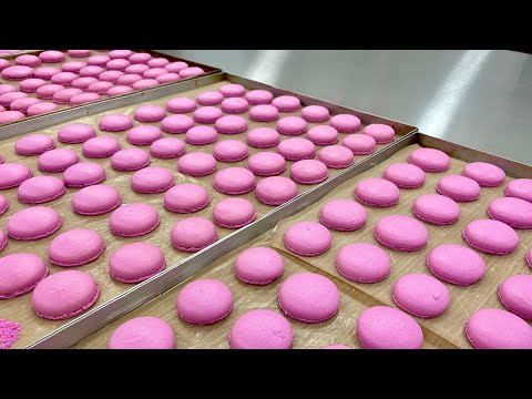 Видео: ПИРОЖНОЕ МАКАРОН! Готовлю в цеху на производстве