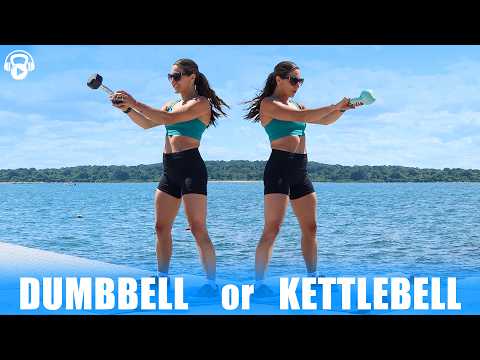 Видео: 20 мин | Тренировка Табата с гантелями или гирей