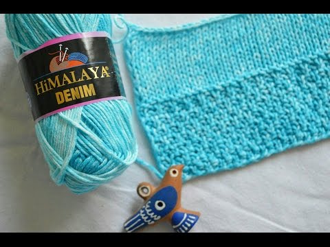 Видео: Обзор пряжи Himalaya Denim 100% cotton