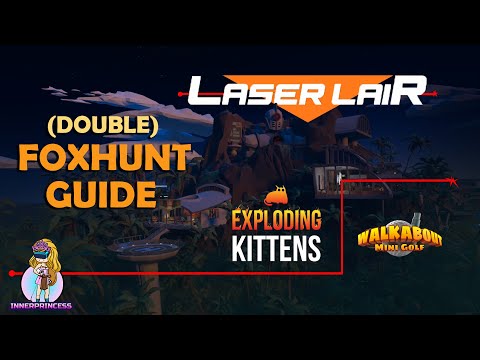 Видео: Foxhunt - Laser Lair при участии Exploding Kittens - All Clues - Walkabout Mini Golf
