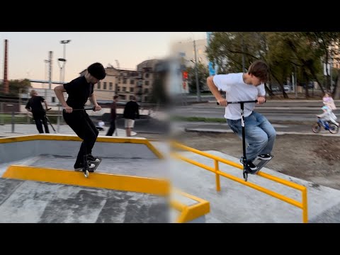 Видео: НОВЫЕ СКЕЙТПАРКИ В МОСКВЕ | трюки на самокате сделали