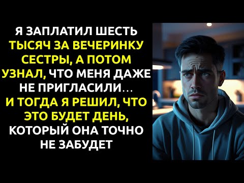 Видео: Сестра назвала меня ЖАЛКИМ, но забыла, кто оплатил её идеальный день…