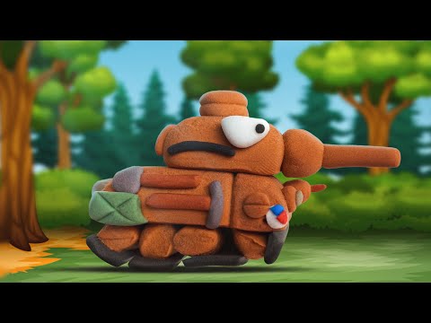 Видео: ТОП 10 СИЛЬНЫХ МОНСТРОВ ✅Обзор Мощных Танков ✅Туториал лепим из легкого пластилина Танк ✅