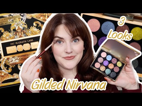 Видео: Палетка теней для век Pat Mcgrath Gilded Nirrana | Праздники 2025 | 3 образа и сравнения