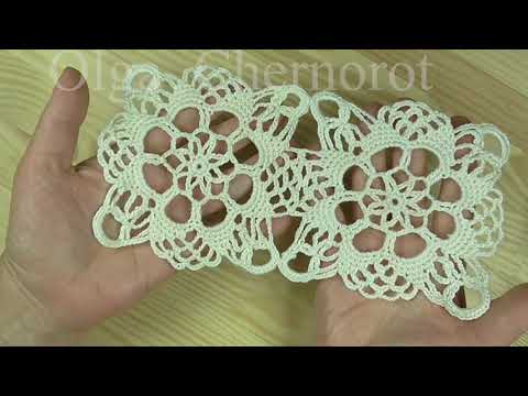 Видео: CROCHET square motif, Openwork, tablecloth  Мотив крючком Квадратный мотив для скатерти