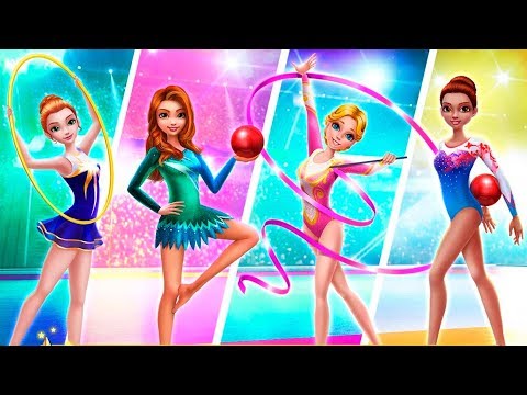 Видео: Командная гимнастка. Играем в новую спортивную игру для девочек