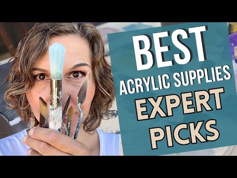 Видео: Лучшие материалы для акриловой живописи: выбор экспертов для любого художника и бюджета — Santa F...
