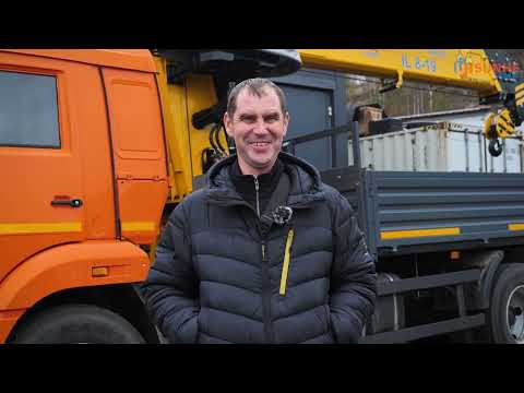 Видео: ОТЗЫВ КЛИЕНТА. Установка КМУ Sunhecrane IL8-19 на КАМАЗ-65115