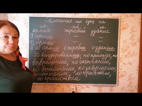 Видео: Склонение имен существительных. Часть 2.
