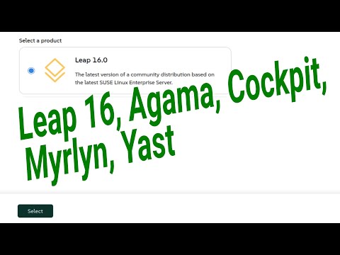Видео: openSUSE Leap 16, решение проблем Agama и Cockpit (включая мои собственные).