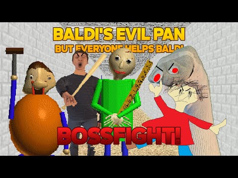 Видео: Боссфайт?!! | Злой план Балди [мод Baldi's Basics]