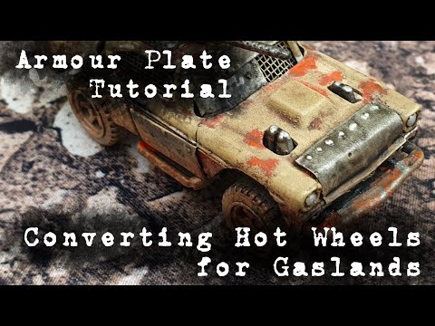 Видео: Руководство по бронепластинам Gaslands — переделка литых машинок Hotwheels для игр в постапокалипсис