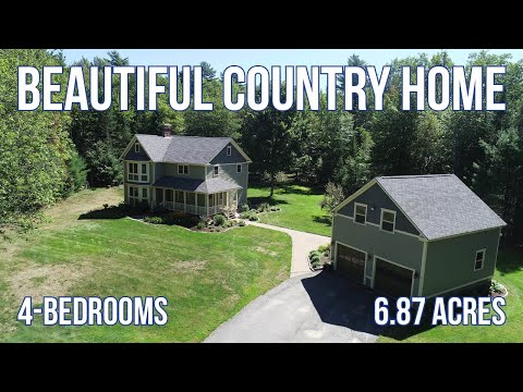 Видео: ПРОДАН 4-спальный загородный дом недалеко от Бангора | Недвижимость в штате Мэн