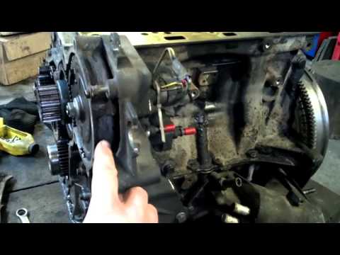 Видео: Рено Трафик, Опель Виваро, Нисан Примастар. Ремонт двигателя. Установка ремня ГРМ.