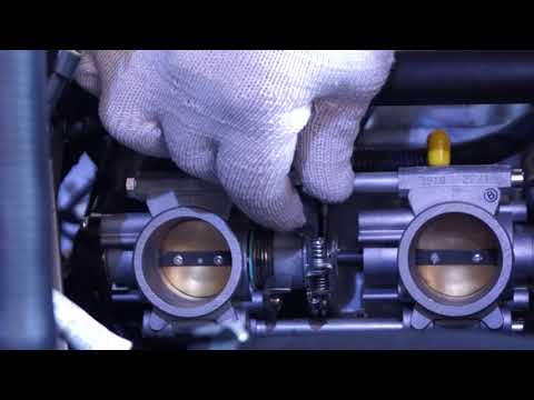 Видео: Снегоход "Vector 551I" от "Русской механики", регулировка синхронности работы цилиндров