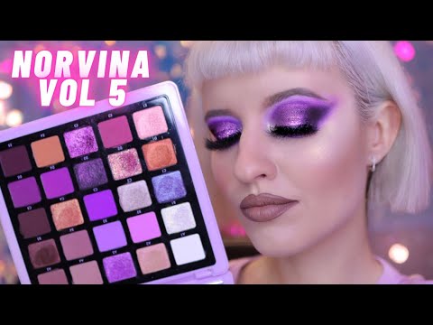 Видео: Anastasia Beverly Hills Norvina Pro Pigment Palette Vol 5 | Обзор и 2 Макияжа
