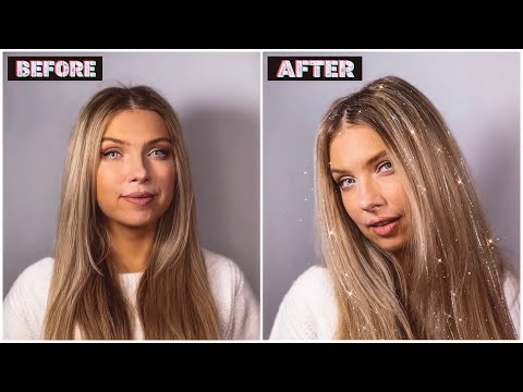 Видео: СВЕРКАЮЩИЕ ТЕРМОНИТИ ДЛЯ ВОЛОС ✨ КАК КРЕПИТЬ? НОВЫЙ ГОД - ВРЕМЯ СИЯТЬ! How to Put a Hair Tinsel ✨