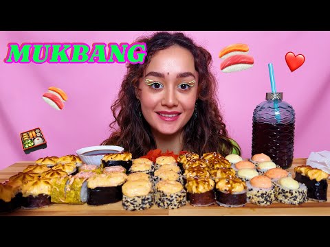 Видео: MUKBANG РОЛЛЫ 🍣 ЛЮБИМЫЕ ФИЛЬМЫ 👀 ПУТЕШЕСТВИЯ ✈️❤️ #mukbang #мукбанг #асмреда