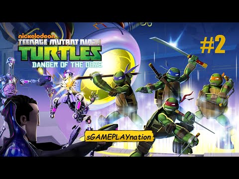Видео: Teenage Mutant Ninja Turtles - Danger of the Ooze (PS3) -Прохождение #2- [С русскими субтитрами]