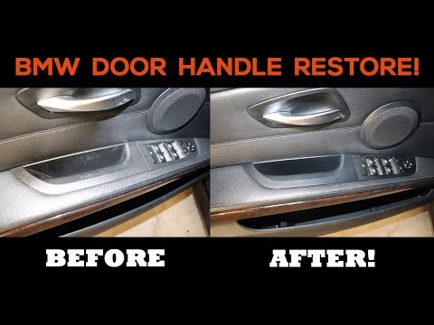 Видео: Дешевая реставрация дверных ручек BMW 3 серии!