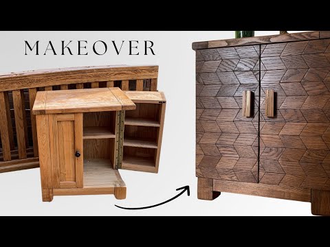 Видео: Я использовал детскую кроватку, чтобы преобразить этот шкаф