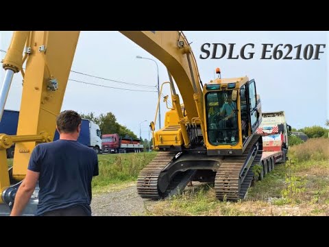 Видео: Дали китайский экскаватор на день! SDLG E6210F/обзор