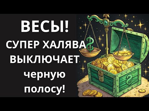 Видео: ♎ВЕСЫ⚖ СРОЧНО ВКЛЮЧИ "Супер Халяву": Деньги и Любовь уже стучатся!🔥
