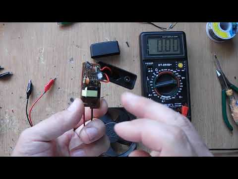 Видео: блок питания из зарядки мобильника