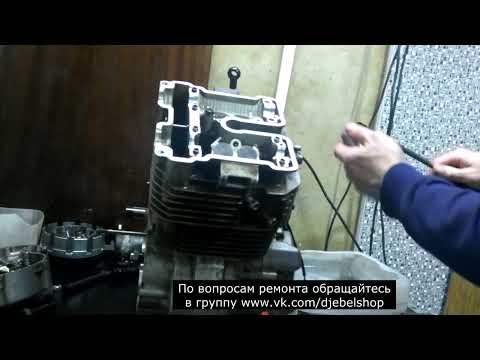 Видео: Сборка двигателя Suzuki Djebel 250