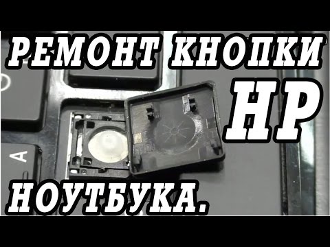 Видео: Как отремонтировать и вставить кнопки клавиатуры ноутбука HP.