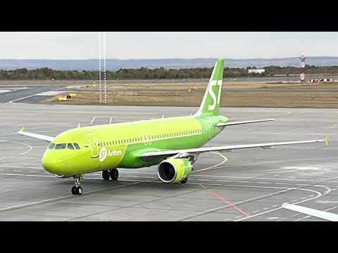 Видео: Перелет Самара-Москва на A-320 (RA-73407) S7 airlines