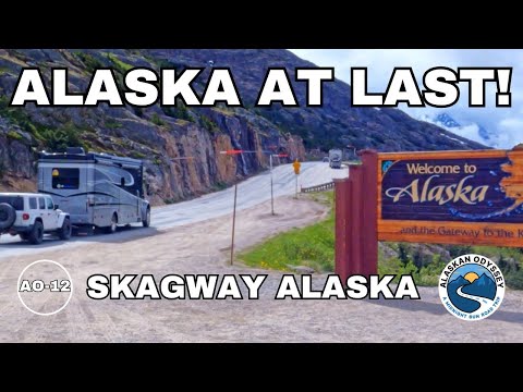 Видео: Скагуэй, Аляска, как вы никогда раньше не видели! | Шоссе Клондайк и город-призрак Дайя