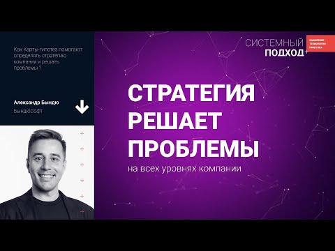 Видео: Александр Бындю. Стратегия решает проблемы на всех уровнях компании