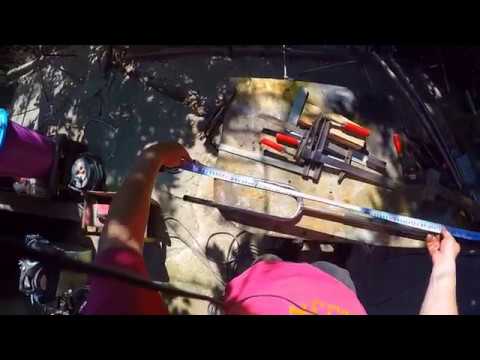 Видео: самодельный род под делаем вместе из нержавейки на три удилища часть 2