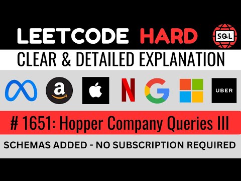 Видео: Leetcode HARD 1651 — вопрос на собеседовании в UBER: объяснение рекурсивного CTE в SQL | Повседне...