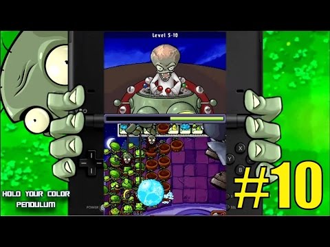 Видео: Прохождение игры Plants vs Zombies - Крыша 6-10 [Nintendo 3DS]