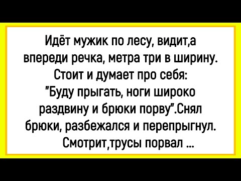 Видео: 🔥Как Мужик В Лесу Через Реку Прыгал! Сборник Смешных Анекдотов! Юмор! Позитив!