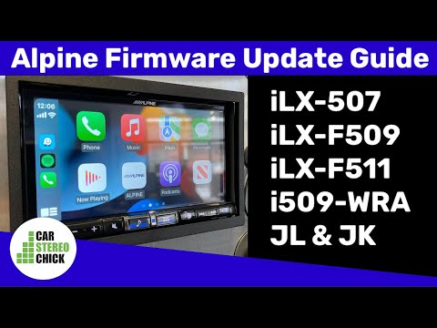 Видео: Обновление прошивки Alpine — Alpine iLX507 — iLX-F509 — iLX-F511 — i509-WRA-JL/JK